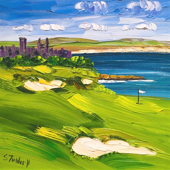 'Castle Course, St. Andrews' by artist Sheila Fowler